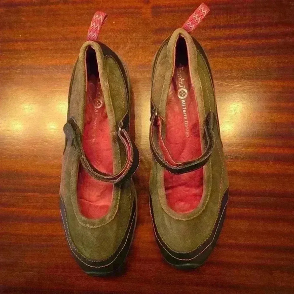 Jambu Formosa Mary Jane Suede Leather Adjustable Strap Gray Womens Size 9 - Picture 3 of 9